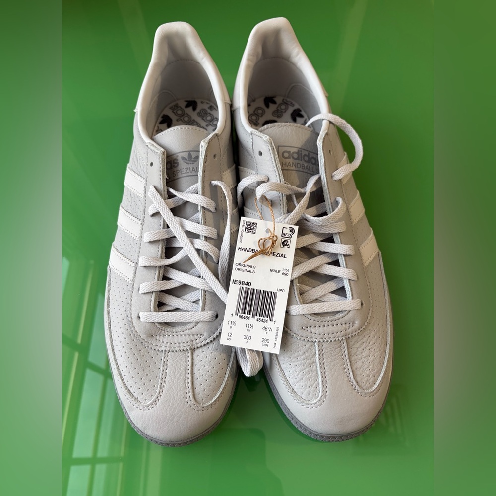 Adidas Light Gray Handball Spezial Shoes